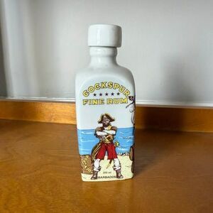 Vintage Cockspur Fine Rum Ceramic Decanter Bottle